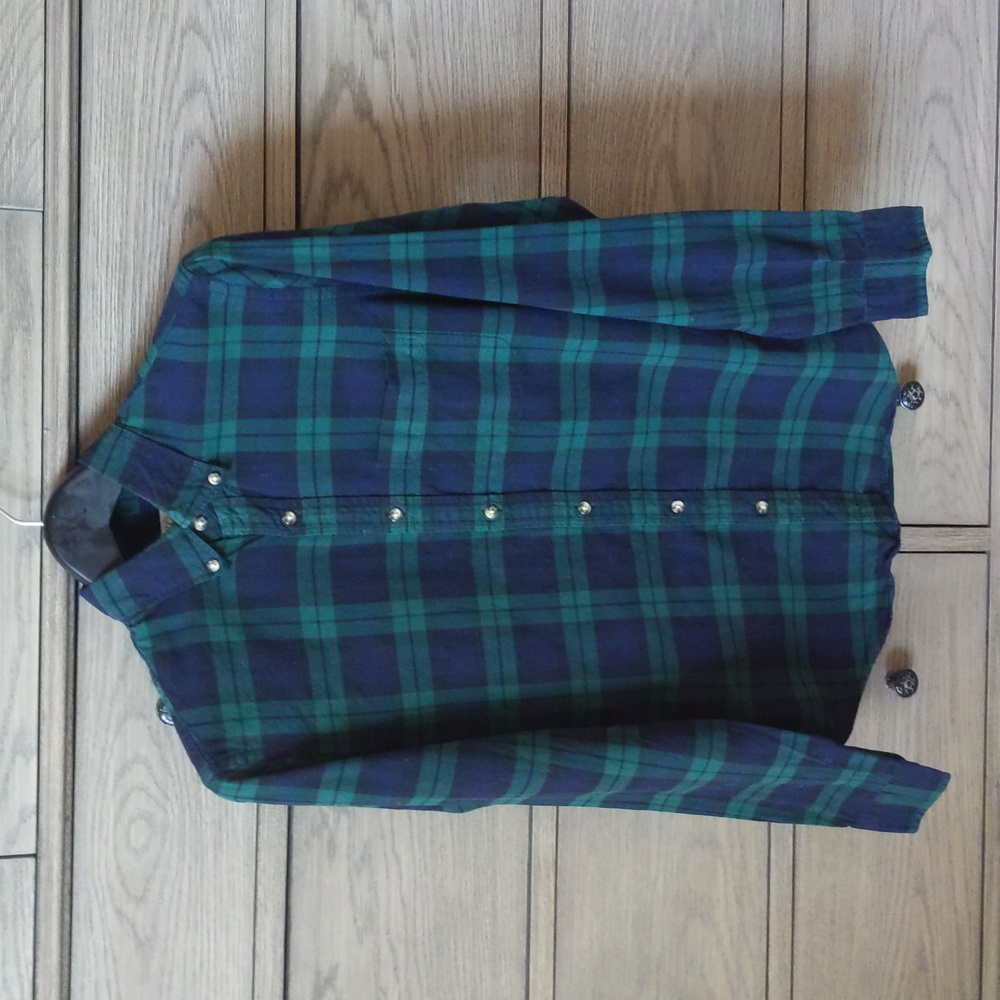 J Crew Blackwatch Button Down Shirt
